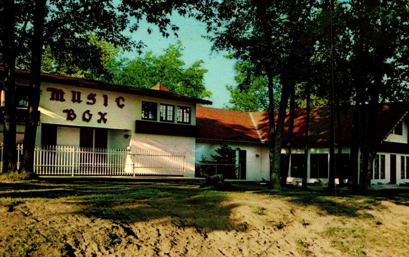 The Music Box - Music Box Vintage Postcard (newer photo)